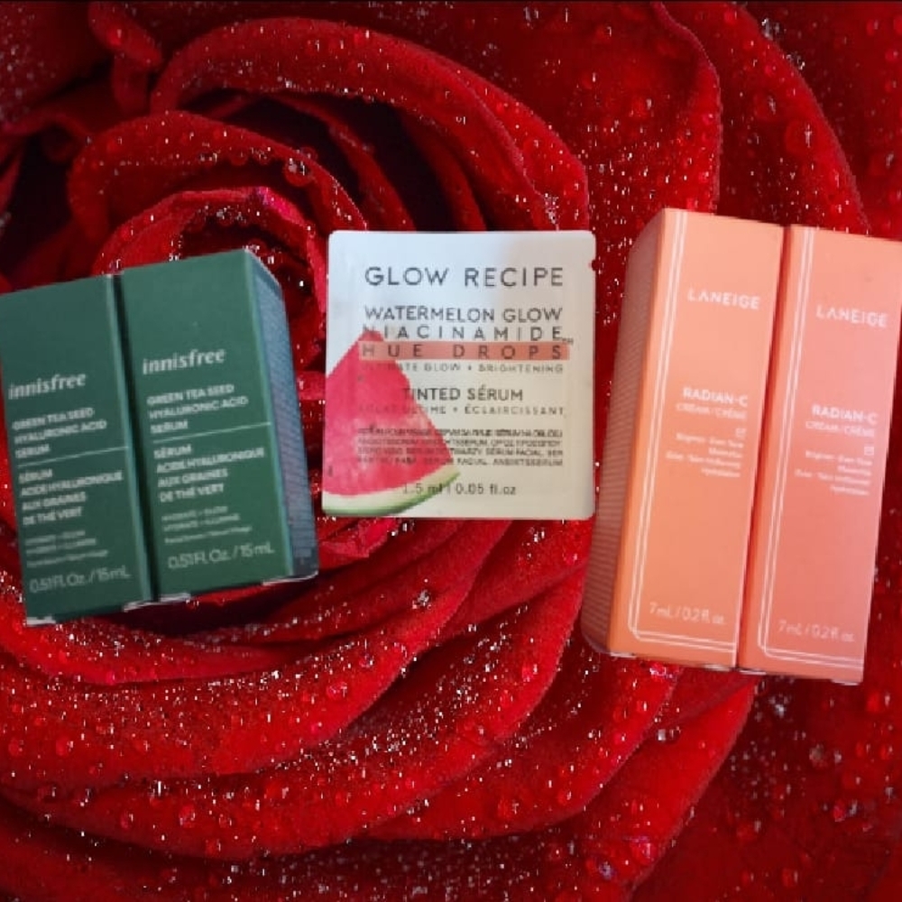*Sephora* Innisfree Green Tea Seed Serum and Laneige Radian-C Cream Set